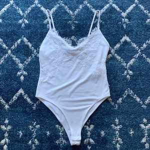White Lace Zara Bodysuit Medium